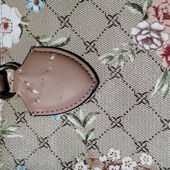 Nine West Women's Payton Small  Logofloral Tote Purse - Picture 9 of 9